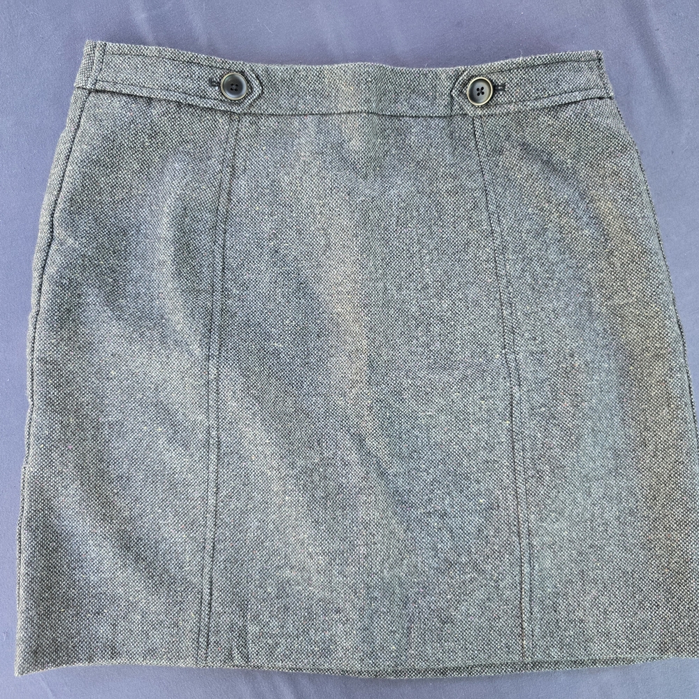 Ann Taylor Loft Petites Gray Women's Skirt A-41